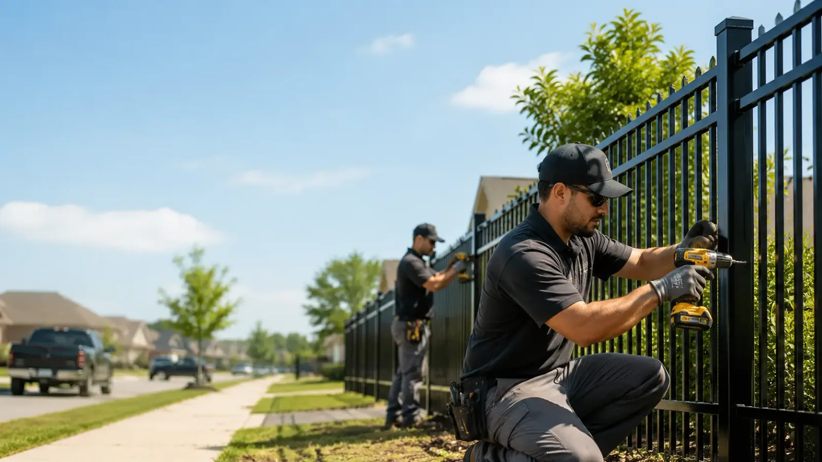 Metal Fence Installation in Irvington, VA